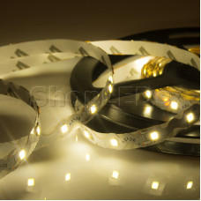 LED лента 12 В, 6 мм, S-образная плата, IP23, SMD 2835, 60 LED/m, цвет свечения теплый белый (3000 К) 